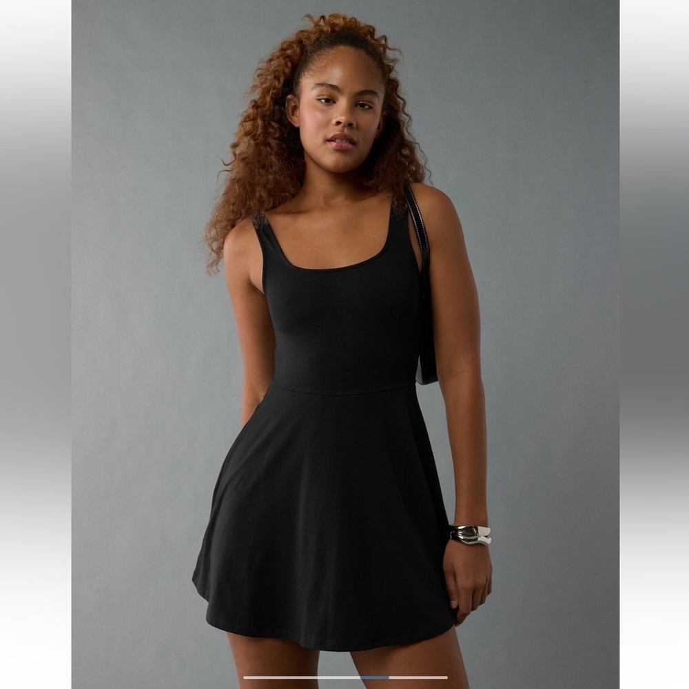 [American Eagle] NWT Knit Fit & Flare Mini Skort Dress - Picture 5 of 8